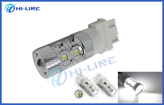 2 PCのクリー族60W LEDの球根3157 3156極度の明るく白い車の霧の回転ブレーキ ヘッド電球