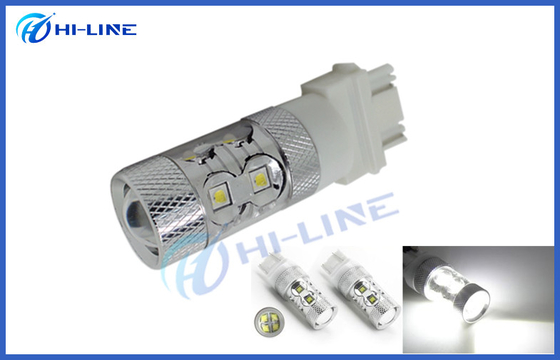 2 PCのクリー族60W LEDの球根3157 3156極度の明るく白い車の霧の回転ブレーキ ヘッド電球